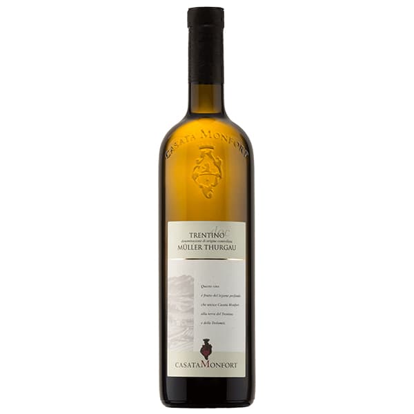 Fles Müller Thurgau Trentino Doc, Cantine Monfort